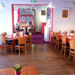 Le restaurant de l'hôtel restaurant des Deux Forts Salins les Bains Jura 3 cocottes Logis